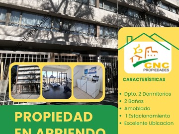 Departamento en arriendo mensual en Departamento Amoblado en Arriendo 2 Dormitorios y 2 Baños - 2 dormitorios, 2 baños
