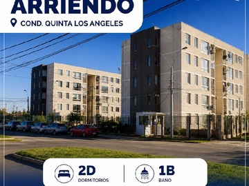 Departamento en arriendo mensual en Quinta los angeles, Talca - 2 dormitorios, 1 baño