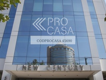 Oficina en arriendo mensual en Av. Kennedy - Av. Americe Vespucio, Vitacura - 2 baños
