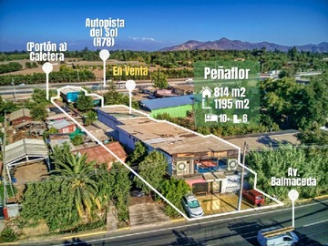 Local Comercial en venta en Avenida Balmaceda 612, Peñaflor, Santiago Metropolitan Region 9750000, Chile, Peñaflor - 10 dormitorios