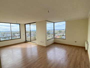 Departamento en arriendo mensual en San Pedro de la Paz Exclusivo Departamento en Huertos Familiares - 3 dormitorios, 2 baños