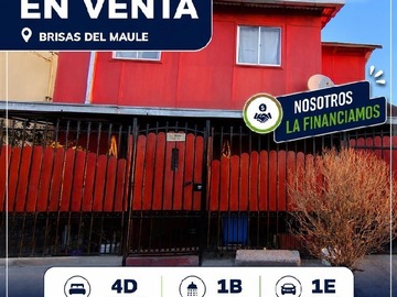 Casa en venta en Brisas del maule, Talca - 4 dormitorios, 1 baño