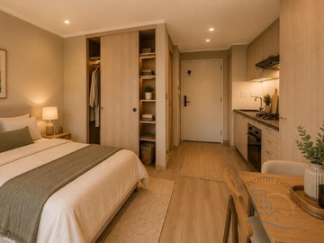 Departamento en arriendo mensual en Avenida El Parrón 103, La Cisterna - 1 dormitorio, 1 baño