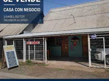 Casa en venta en Propiedad en Linares con local y vivienda (179258), Linares - 3 dormitorios, 1 baño