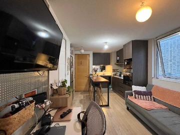 Departamento en arriendo mensual en Depto.1D-1B Luminoso, Conectado en Barrio Italia (182391), Ñuñoa - 1 dormitorio, 1 baño