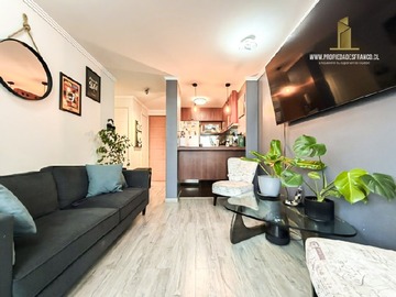 Departamento en arriendo mensual en 3 oriente 1331, Viña del Mar - 1 dormitorio, 1 baño