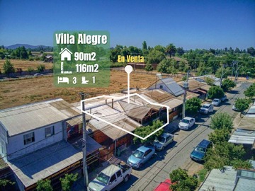 Casa en venta en Enrique Rojas 1136, Villa Alegre, Maule Región 3650000, Chile, Villa Alegre - 3 dormitorios, 1 baño