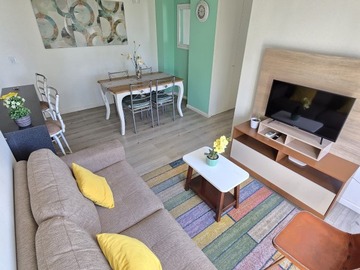 Departamento en arriendo mensual en Las Araucarias 1050, Constitución - 3 dormitorios, 1 baño
