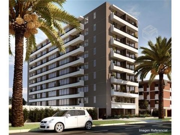 Departamento en arriendo mensual en Home Studio Nuevo a Pasos del Metro Lo Vial San Miguel 262.000 - 1 dormitorio, 1 baño