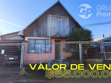 Casa en venta en Talcahuano, Talcahuano - 3 dormitorios, 1 baño