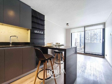 Departamento en arriendo mensual en Los Plátanos, Macul - 1 dormitorio, 1 baño