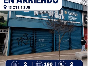 Local Comercial en arriendo mensual en 13 ote 1 sur, Talca - 2 baños
