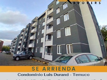 Departamento en arriendo mensual en Tvn//luis durand//fundo el carmen, Temuco - 2 dormitorios, 1 baño