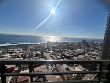 Departamento en arriendo mensual en Departamento amoblado edificio náutico, Antofagasta - 3 dormitorios, 2 baños