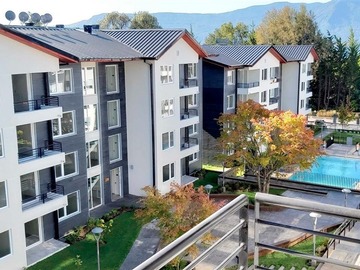 Departamento en arriendo mensual en robles del volcan, Pucón - 1 dormitorio, 1 baño