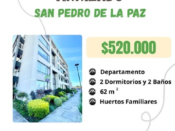 Arriendo Mensual / Departamento / San Pedro de la Paz