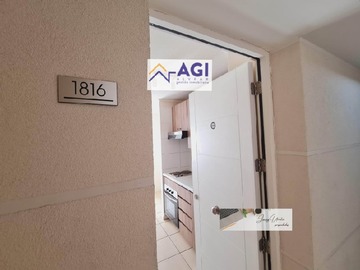 Departamento en arriendo mensual en Metro ecuador (bc2816), Estación Central - 1 dormitorio, 1 baño