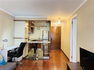 Departamento en venta en Santo Domingo, entre Amunategui y San Martin. a dos cuadras del Metro Santa Ana, Santiago - 1 dormitorio, 1 baño