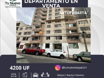 Departamento en venta en Antofagasta, Antofagasta - 2 dormitorios, 1 baño