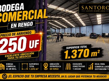 Arriendo Mensual / Bodega / Concepción