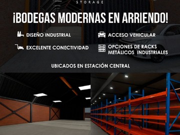 Arriendo Mensual / Bodega / Estación Central