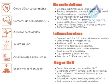 Arriendo Mensual / Bodega / Huechuraba