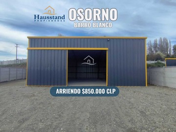 Arriendo Mensual / Bodega / Osorno