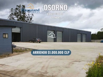 Arriendo Mensual / Bodega / Osorno