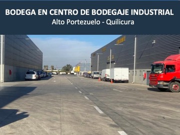 Arriendo Mensual / Bodega / Quilicura