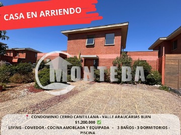 Arriendo Mensual / Casa / Buin