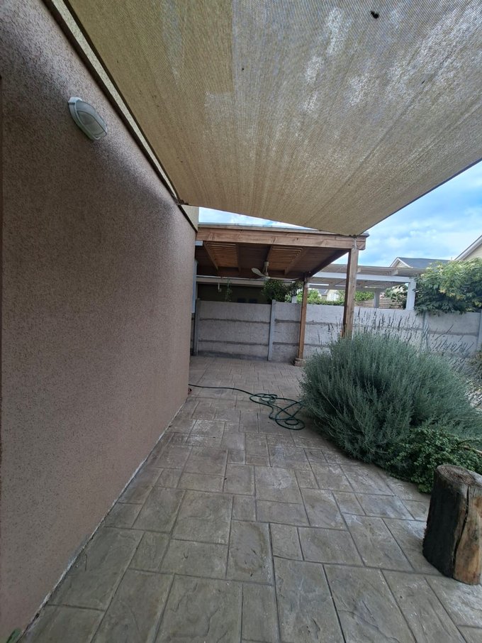 Terraza y patio trasero