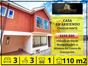 Arriendo Mensual / Casa / Chiguayante