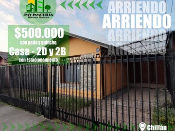 Arriendo Mensual / Casa / Chillán