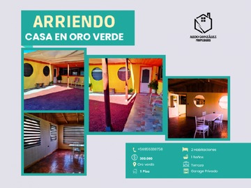 Arriendo Mensual / Casa / Chillán