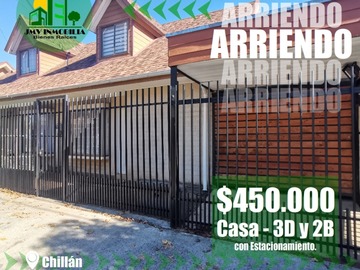 Arriendo Mensual / Casa / Chillán