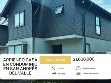 Arriendo Mensual / Casa / Concepción