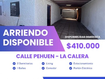 Arriendo Mensual / Casa / La Calera