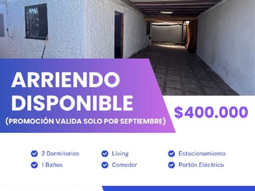 Arriendo Mensual / Casa / La Calera