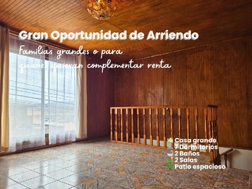 Arriendo Mensual / Casa / La Serena
