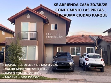 Arriendo Mensual / Casa / Lampa