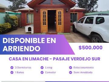 Arriendo Mensual / Casa / Limache