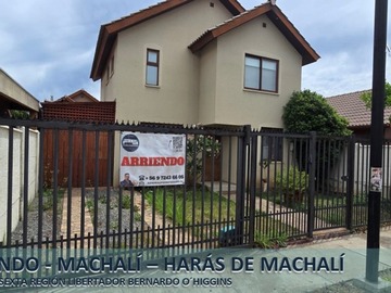 Arriendo Mensual / Casa / Machalí