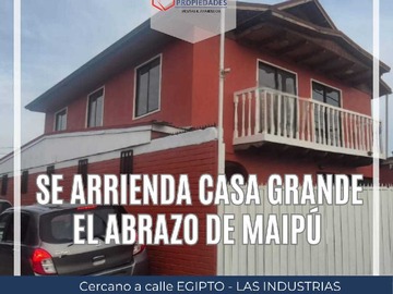 Arriendo Mensual / Casa / Maipú