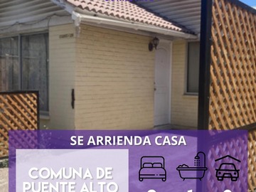 Arriendo Mensual / Casa / Puente Alto