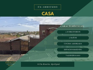 Arriendo Mensual / Casa / Quilpué