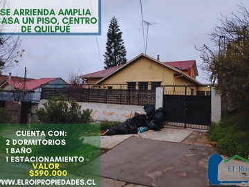 Arriendo Mensual / Casa / Quilpué