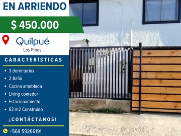 Arriendo Mensual / Casa / Quilpué