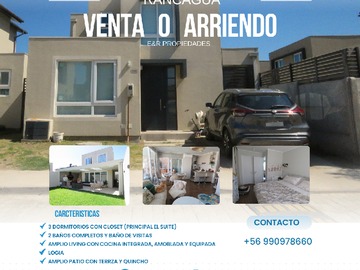 Arriendo Mensual / Casa / Rancagua