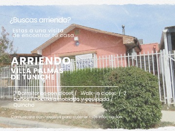 Arriendo Mensual / Casa / Rancagua