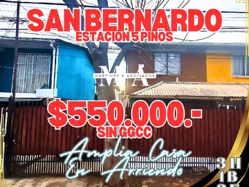 Arriendo Mensual / Casa / San Bernardo